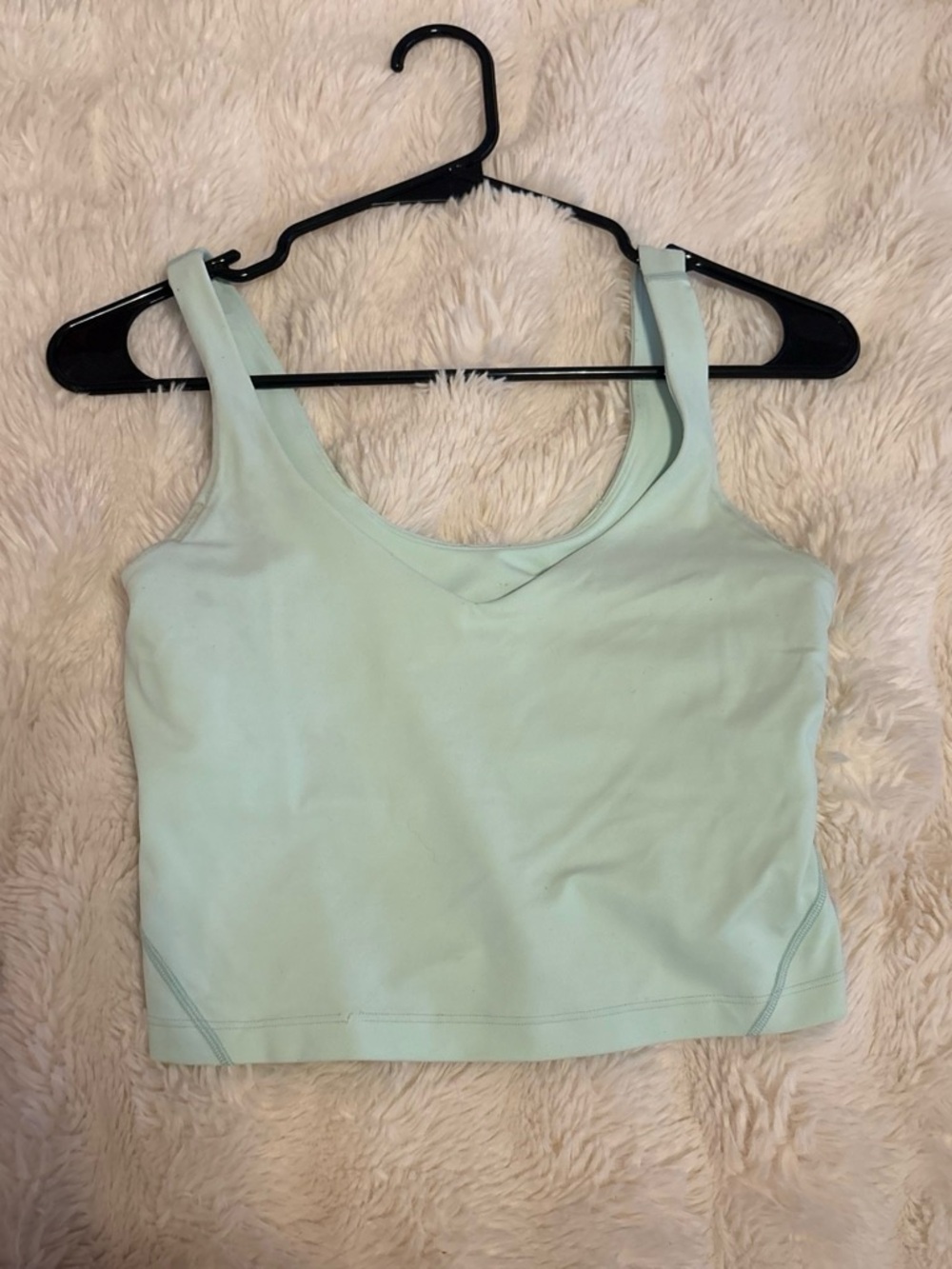 lululemon athletica Light Mint Green Tank Top
